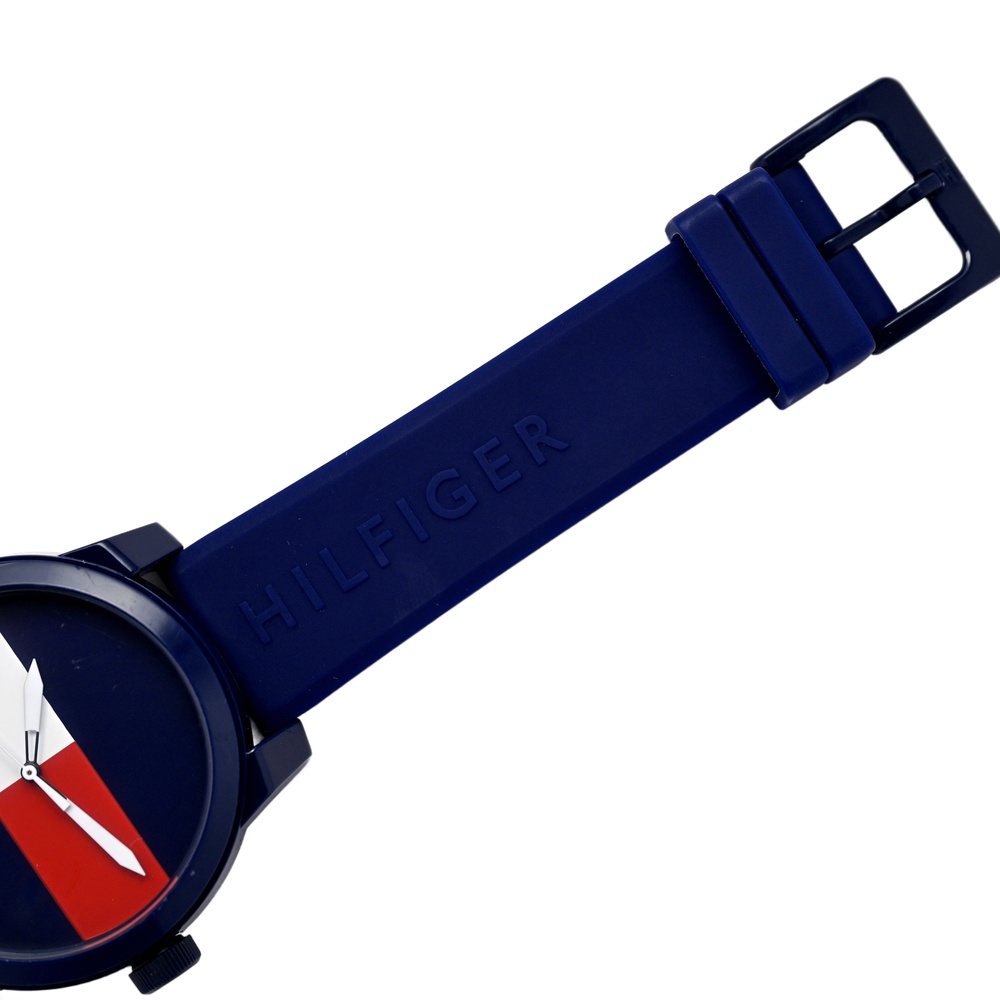 Tommy Hilfiger Men's Quartz Plastic and Rubber Casual Watch Blue 1791322 - Picture 4 of 10